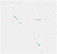 The result of clipping polylines with polylines